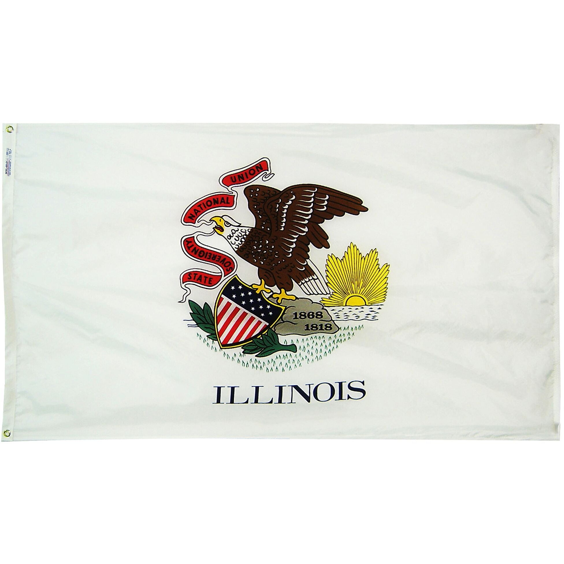 Depiction of Illinois state Flag - Gates Flag & Banner