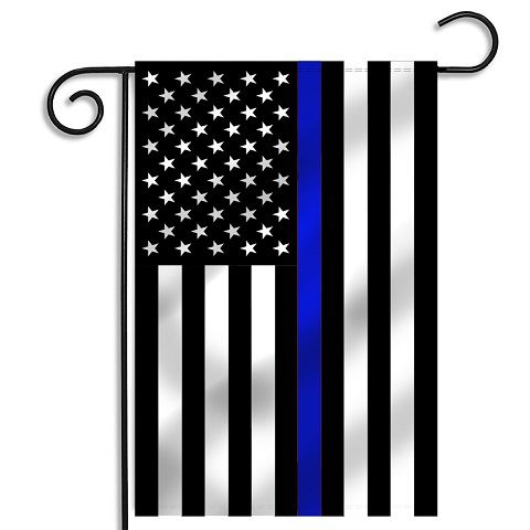 U.S. Thin Blue Line Garden Banner - Gates Flag & Banner