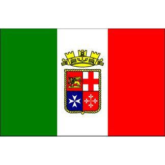 Depiction of Italian Ensign Flag - Gates Flag & Banner