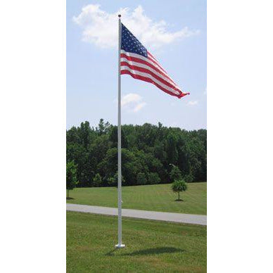 Commercial External Fiberglass Flagpole - Gates Flag & Banner
