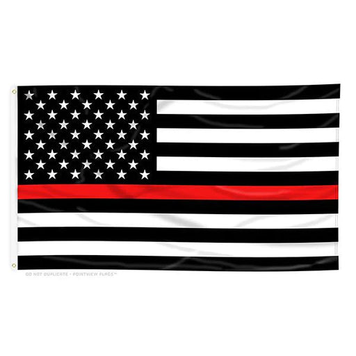U.S. Thin Red Line Flag