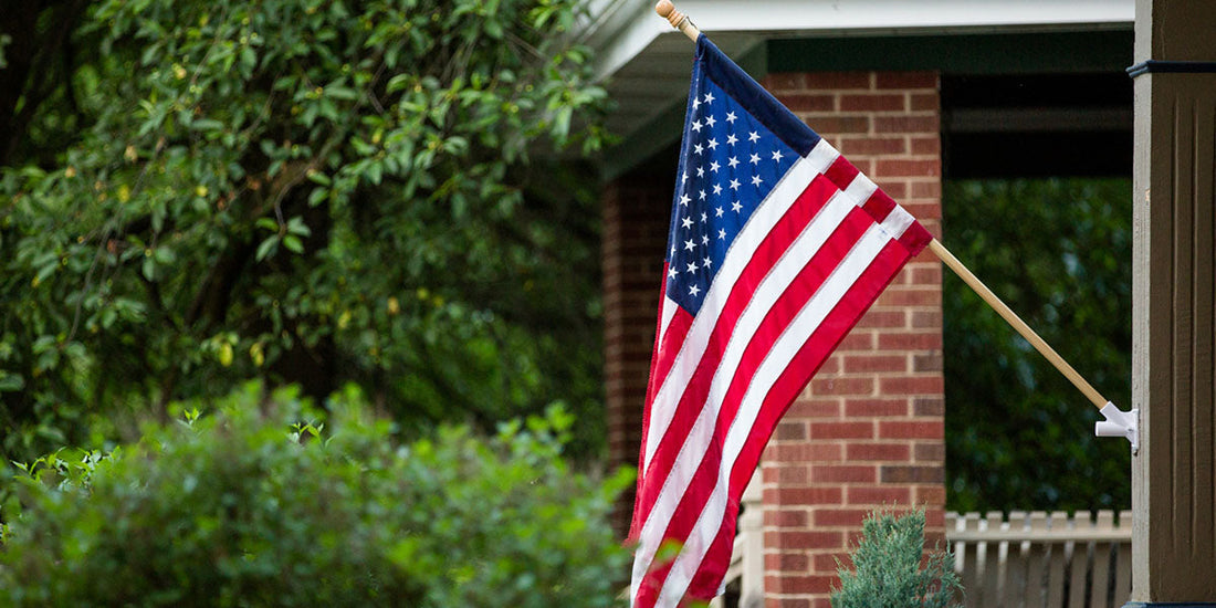 The History Behind the American Flag Touching the Ground