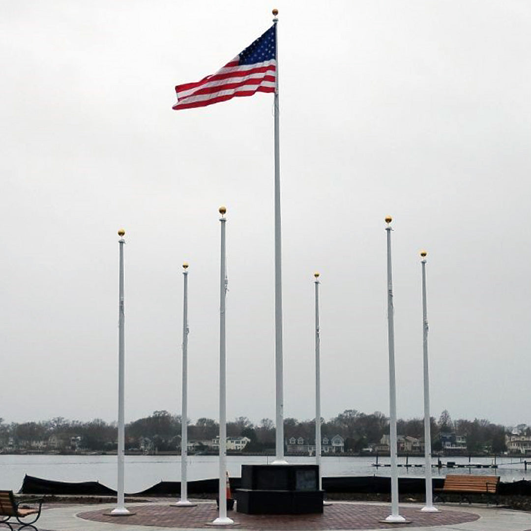 20ft Commercial Fiberglass Flagpole
