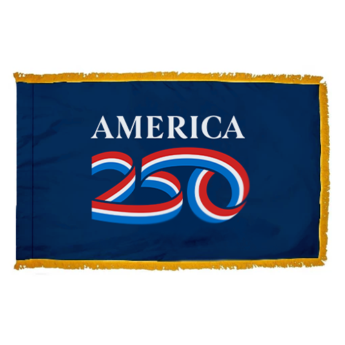 250th Anniversary - 3x5' Indoor Flag (Blue)