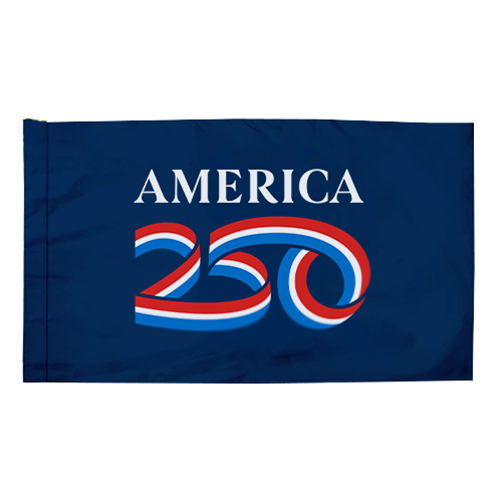 250th Anniversary - 2.5x4' Outdoor Banner Flag
