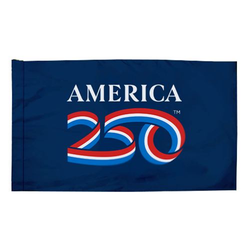 250th Anniversary - 2.5x4' Outdoor Banner Flag - Gates Flag & Banner 