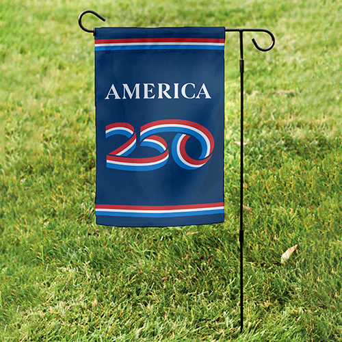 250th Anniversary Garden Banner