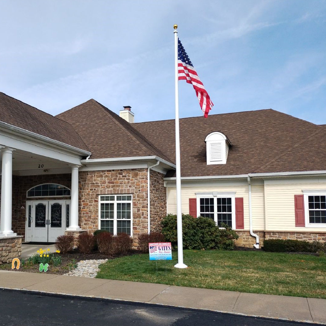 25ft Commercial Fiberglass Flagpole