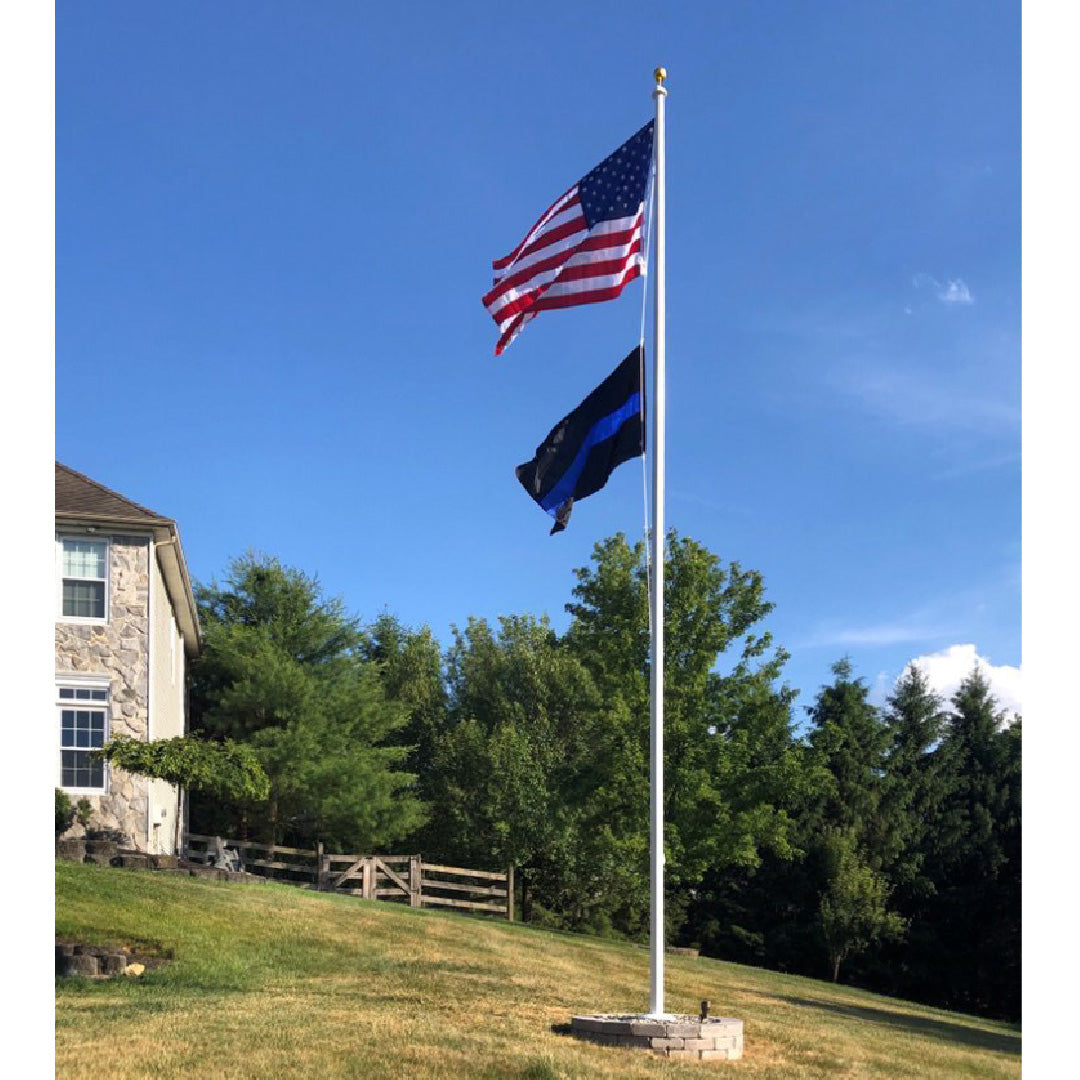 25ft Residential Fiberglass Flagpole