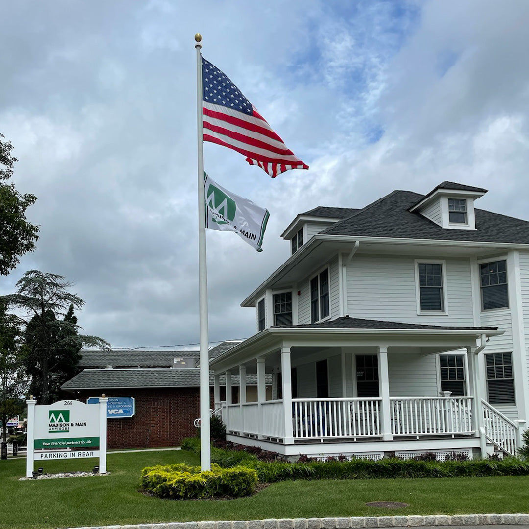 30ft Commercial Fiberglass Flagpole