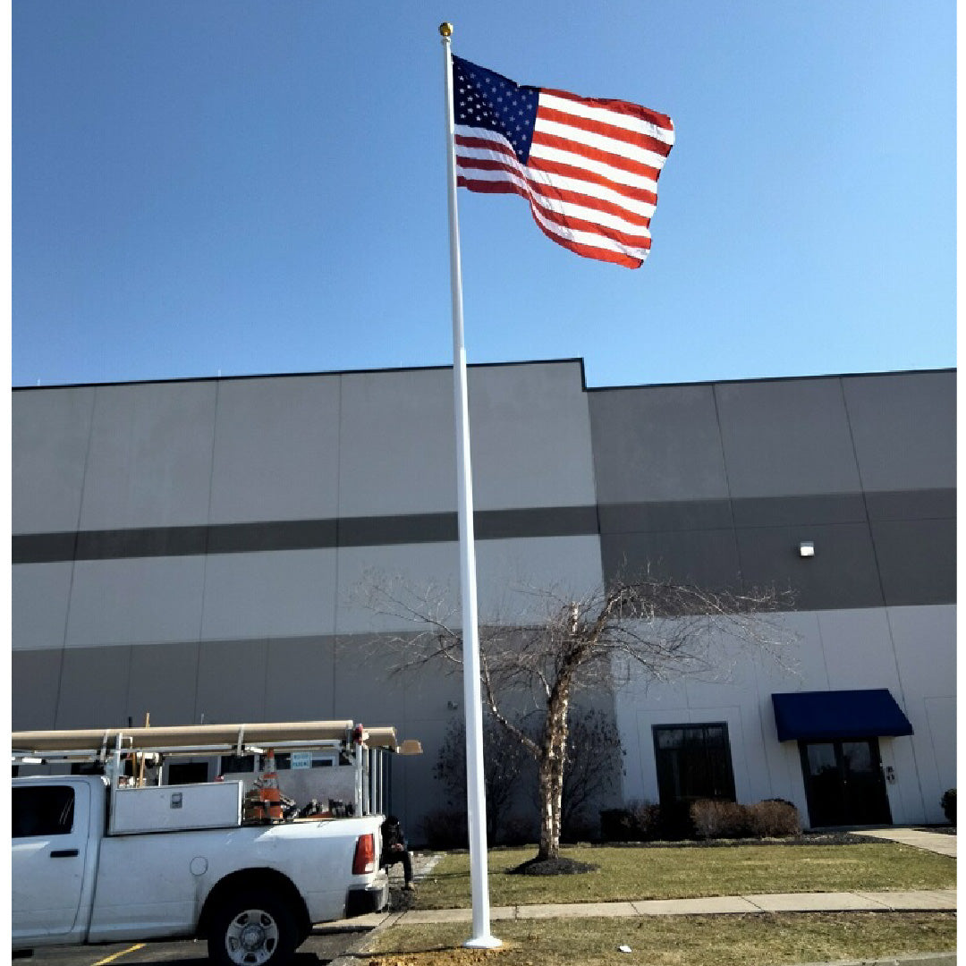 40ft Commercial Fiberglass Flagpole
