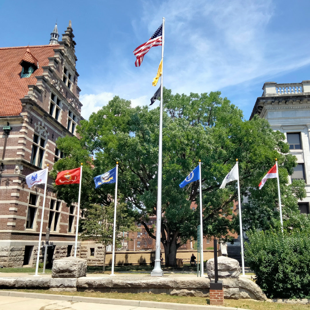 60ft Commercial Aluminum Flagpole