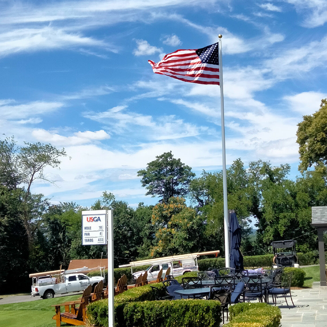 70ft Commercial Aluminum Flagpole