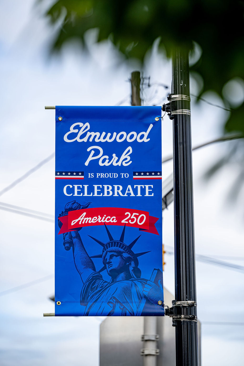 Custom America 250 Avenue Banner