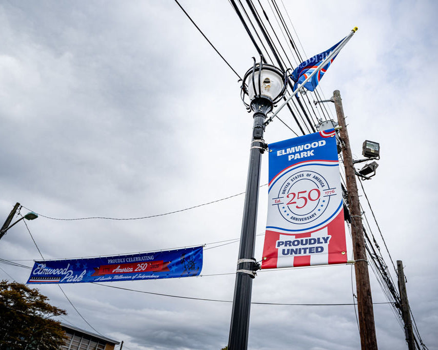 Custom America 250 Over-the-Street Banner