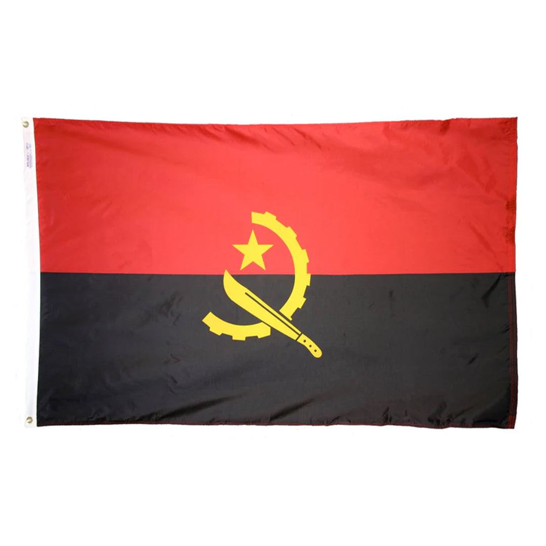 Depiction of Angola Flag - Gates Flag & Banner