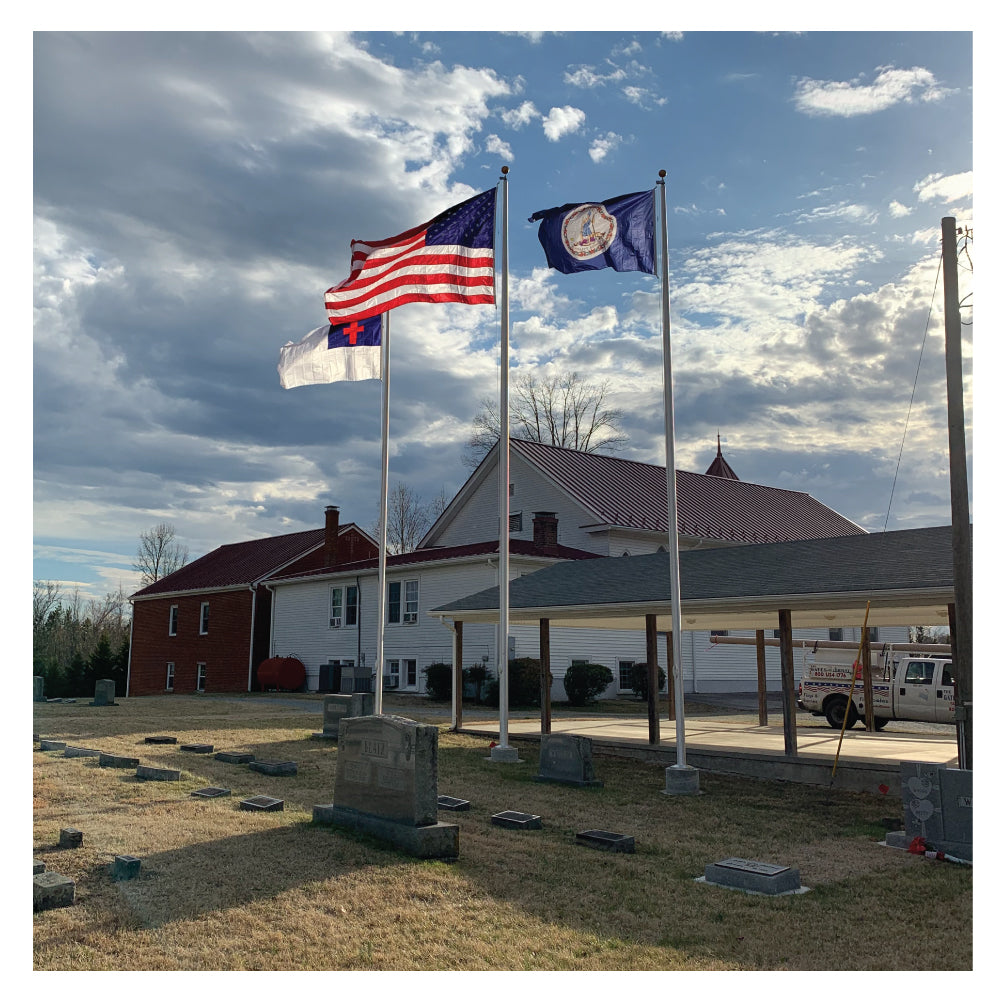 35' Internal Flagpole - Gates Flag & Banner 