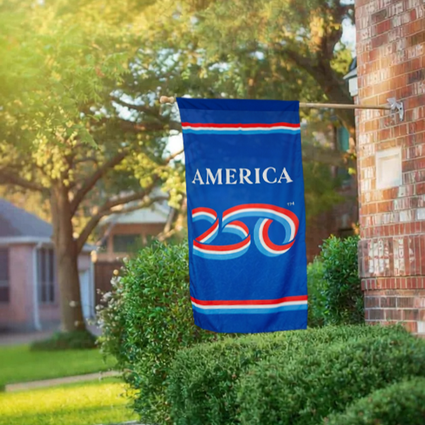 250th Anniversary Banner Flag