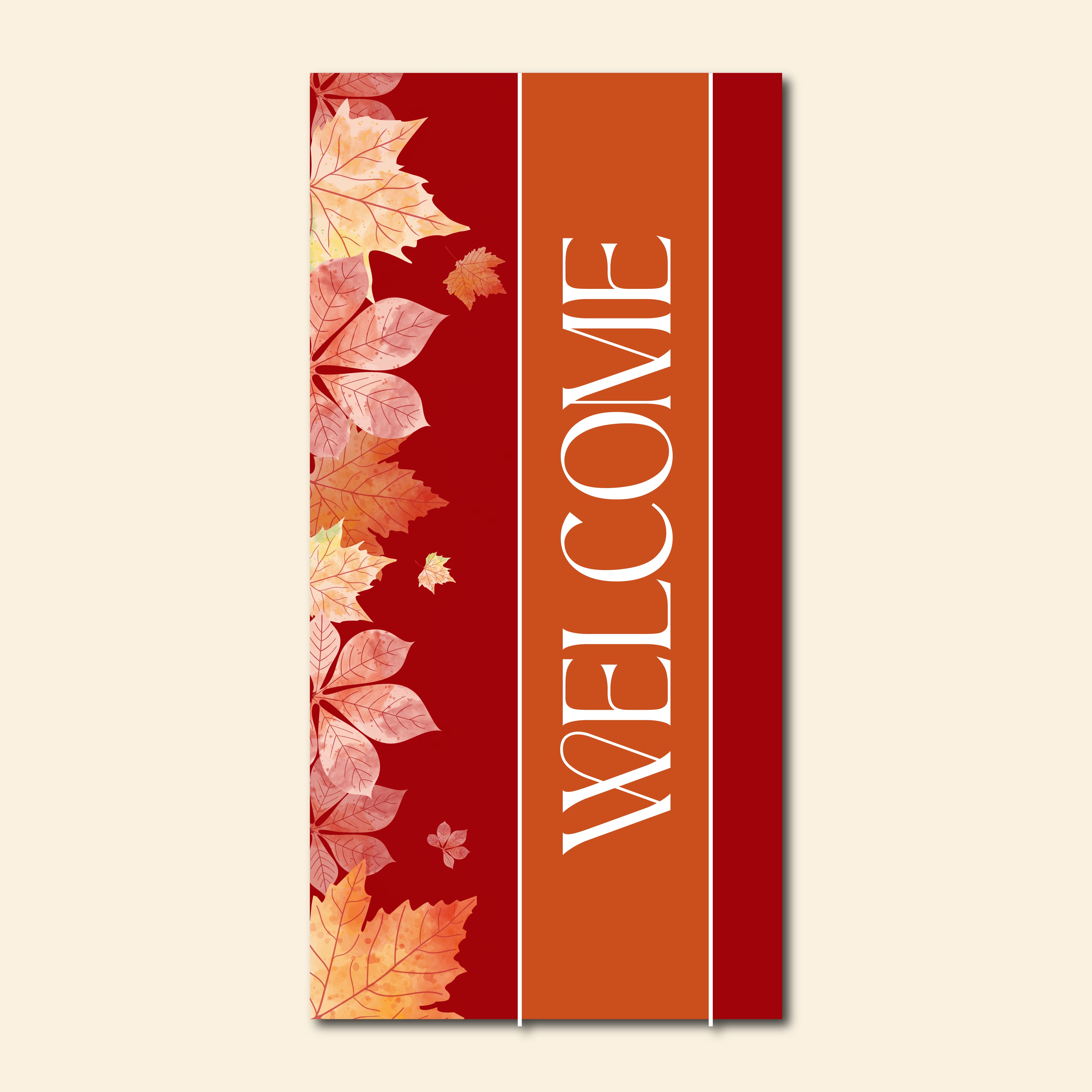 Autumn Seasonal Banner - Falling Leaves