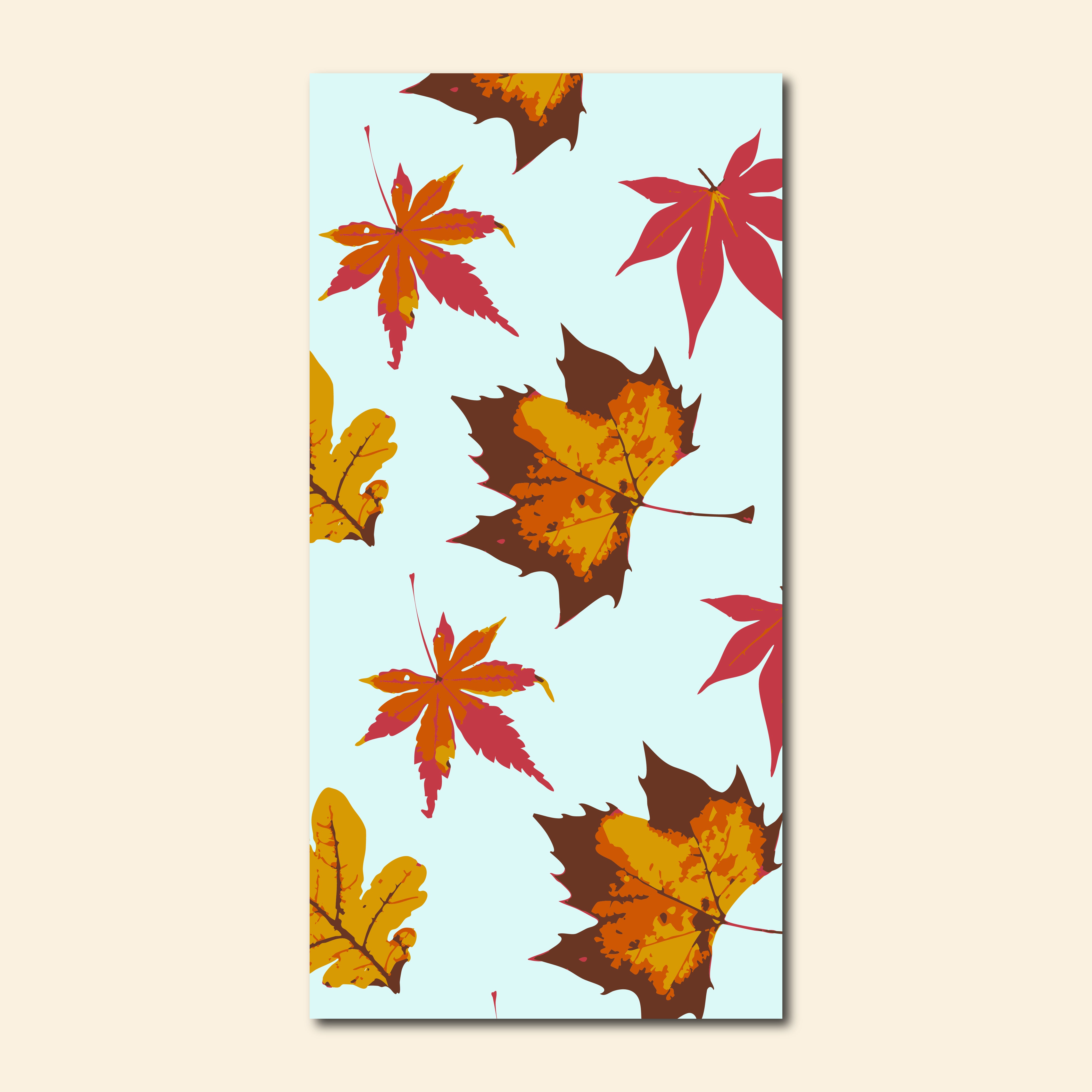 Autumn Seasonal Banner - Large Leaves