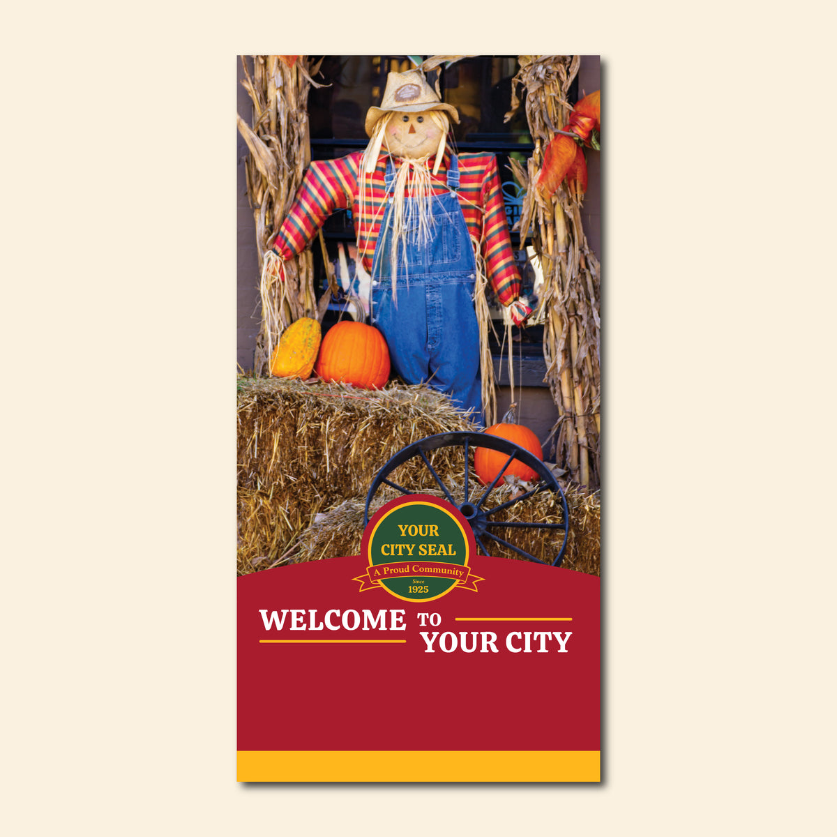 Autumn Seasonal Banner - Scarecrow