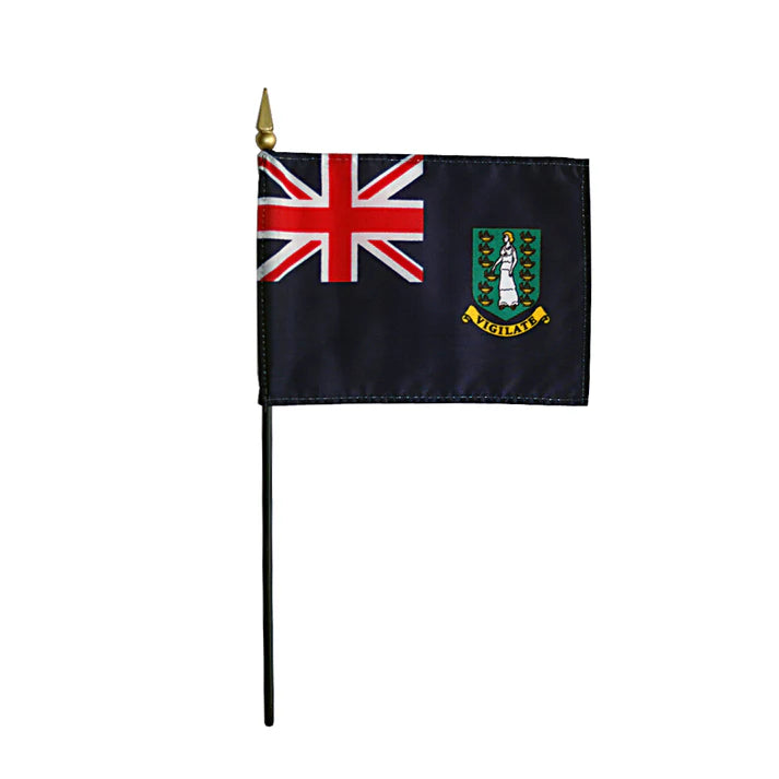 Depiction of British Virgin Islands Stick Flag - Gates Flag & Banner 