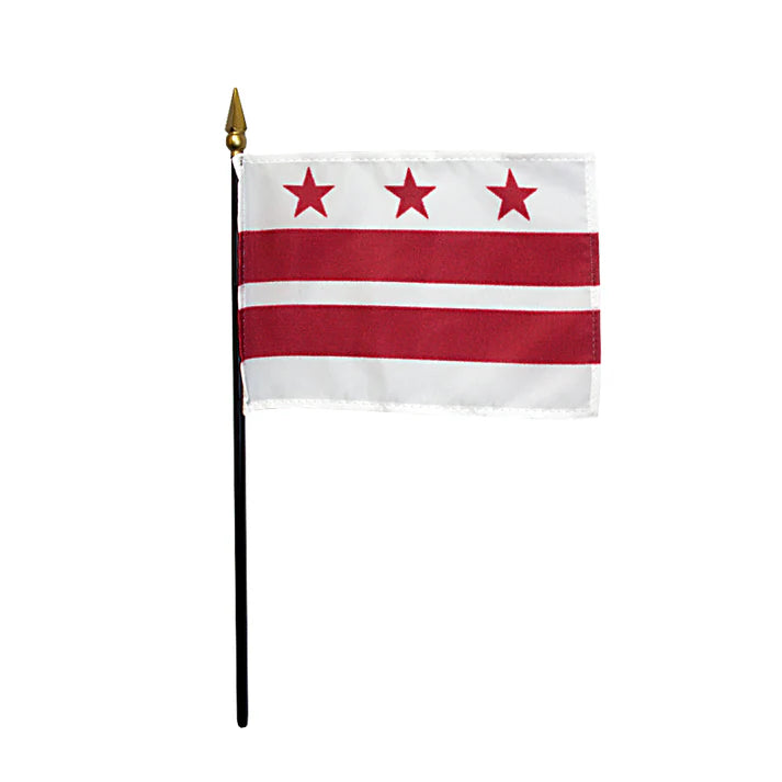 District of Columbia Stick Flag - Gates Flag & Banner 