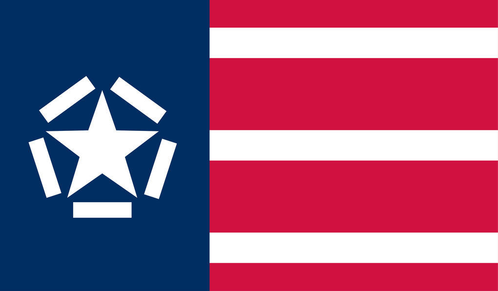 Freedom Flag Decal - 2.5x4