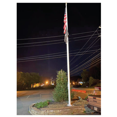 35' External Flagpole - Gates Flag & Banner 