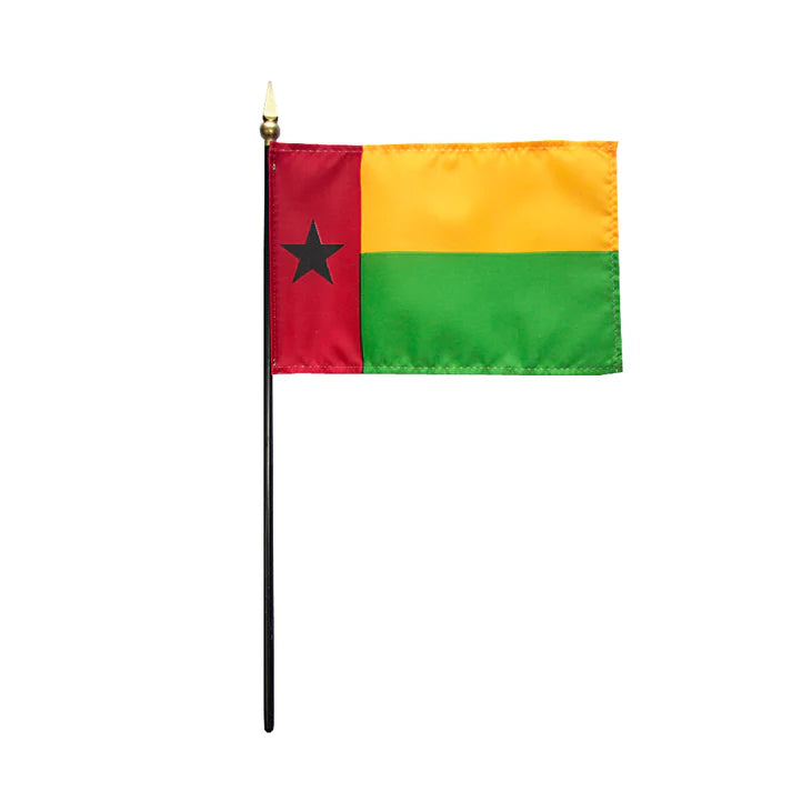 Depiction of Guinea Bissau Stick Flag - Gates Flag & Banner 