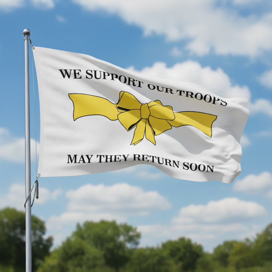 We Support our Troops Flag