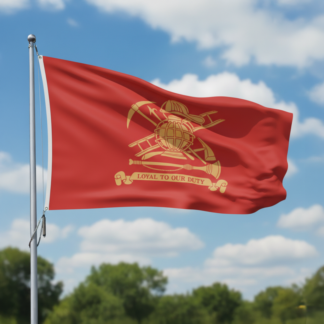 Fire Fighter Flag - Nylon