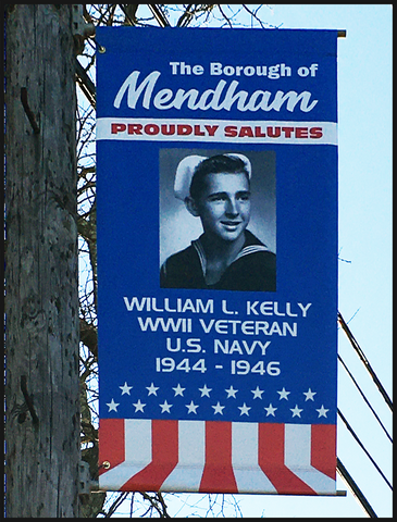 the borough of mendham proudly salutes william l kelly wwii veteran u.s. navy 1944-1946