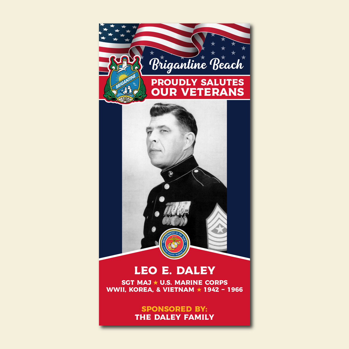 Hometown Hero Banner - Brigantine Beach