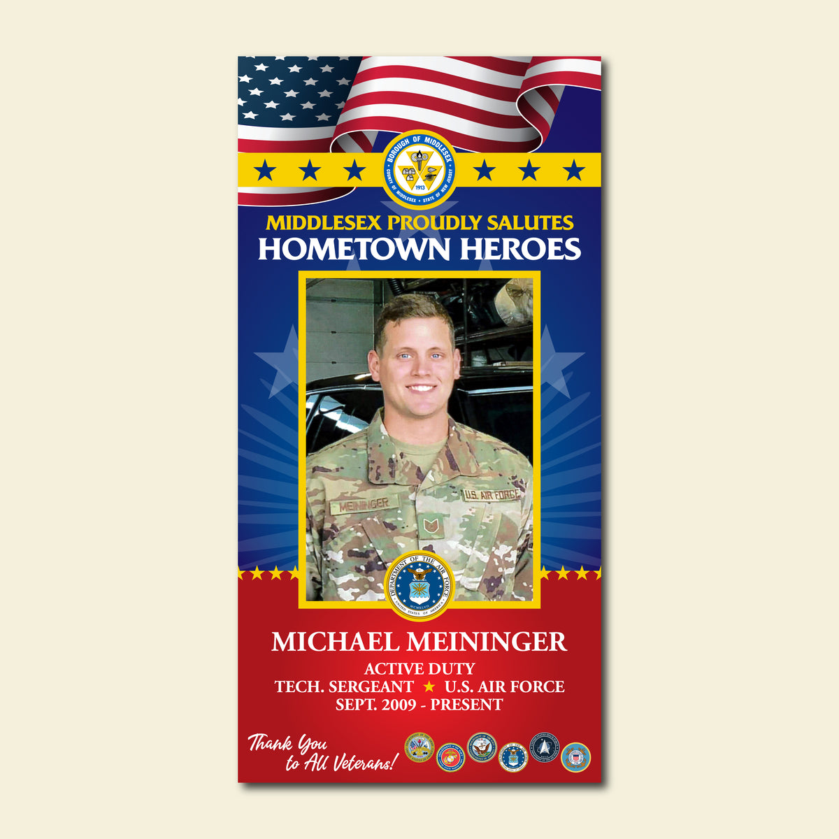 Hometown Hero Banner - Middlesex