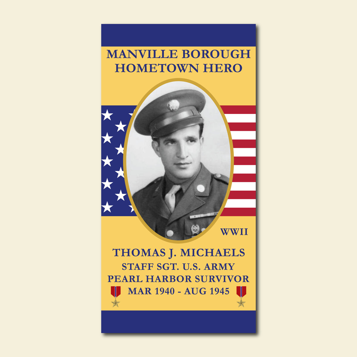 Hometown Hero Banner - Manville