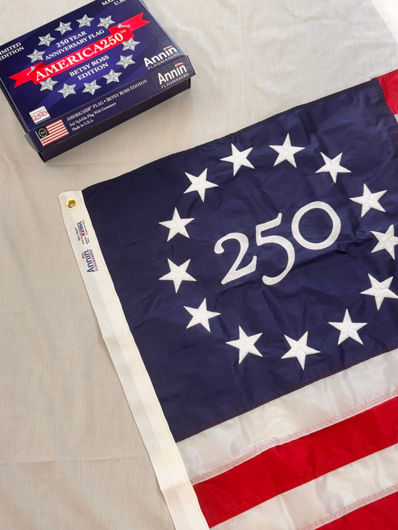 Limited Edition 250th Anniversary Betsy Ross Flag