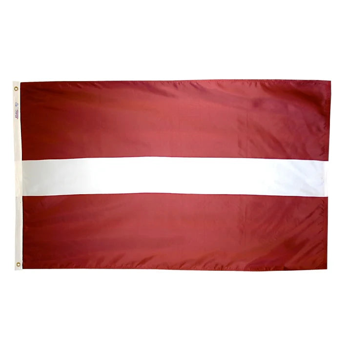 Depiction of Latvia Flag - Gates Flag & Banner