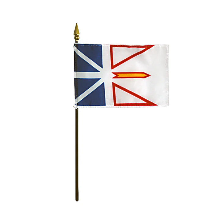 Depiction of Newfoundland Stick Flag - Gates Flag & Banner 