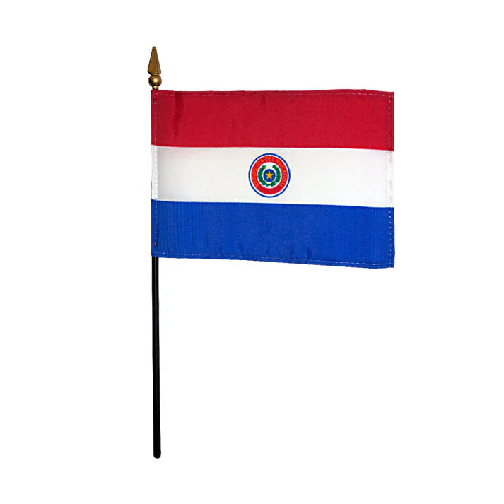 Depiction of Paraguay Stick Flag - Gates Flag & Banner 
