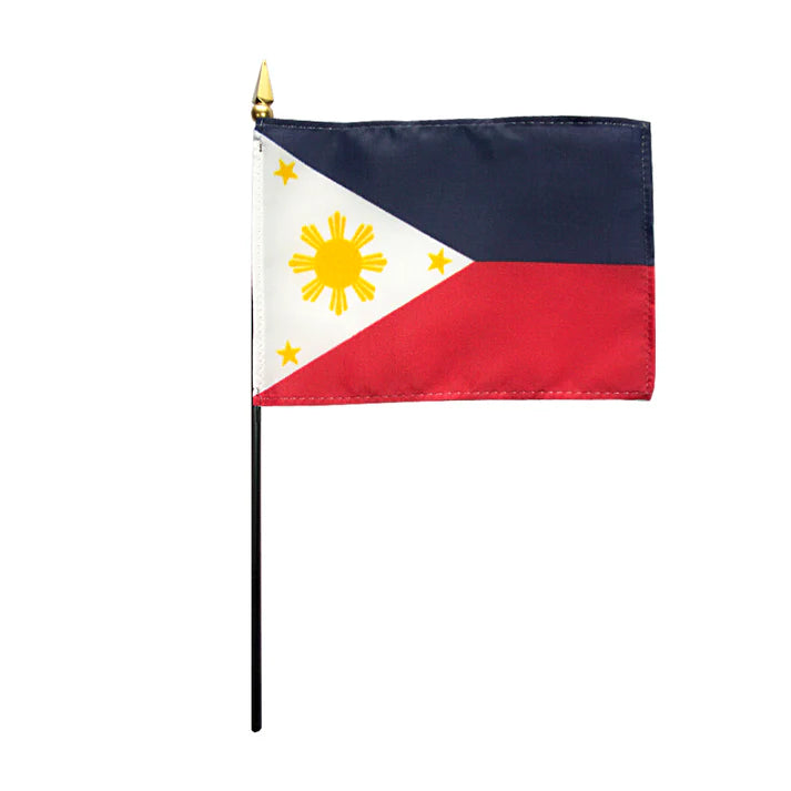 Depiction of Philippines Stick Flag - Gates Flag & Banner 