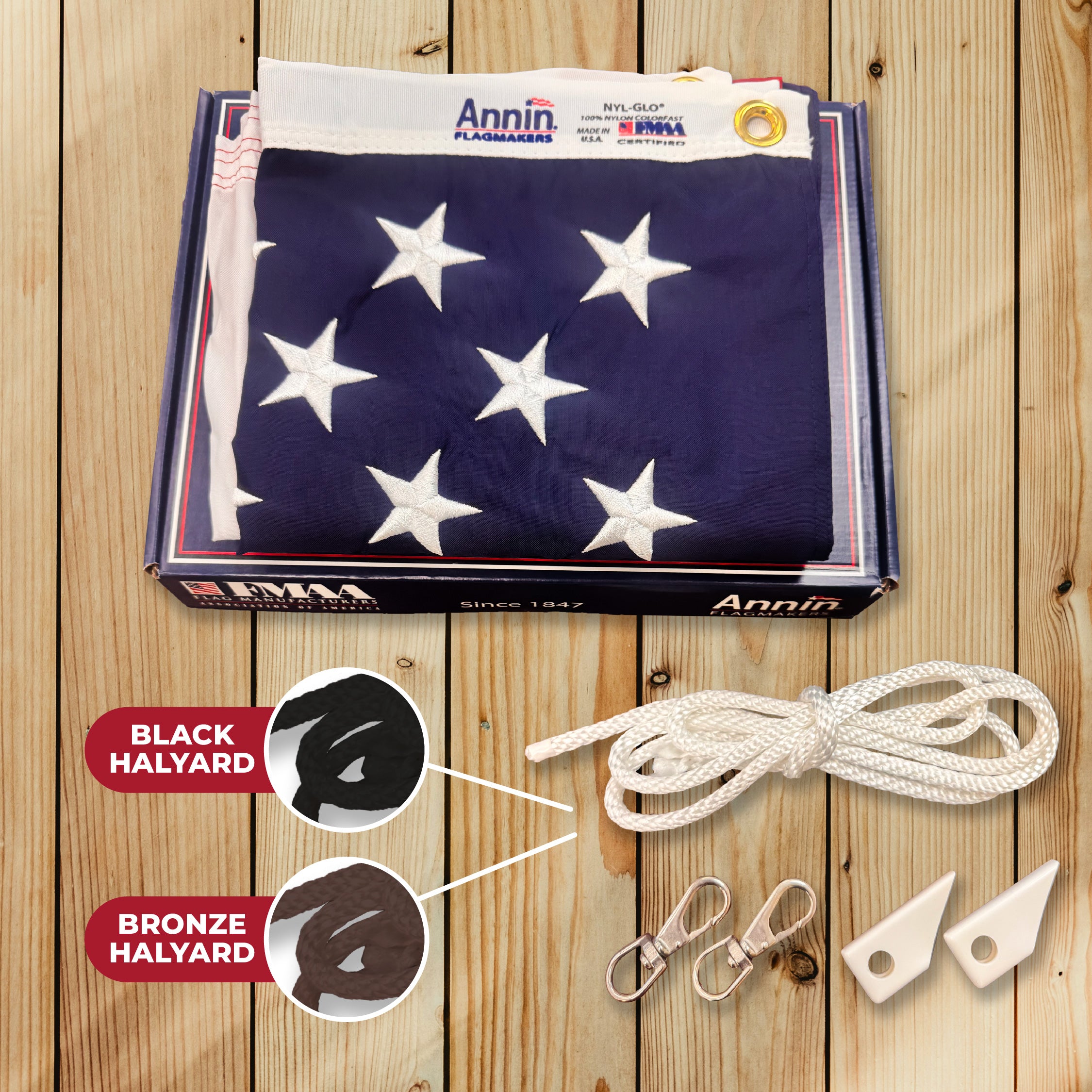 Fiberglass Flagpole Essentials Bundle