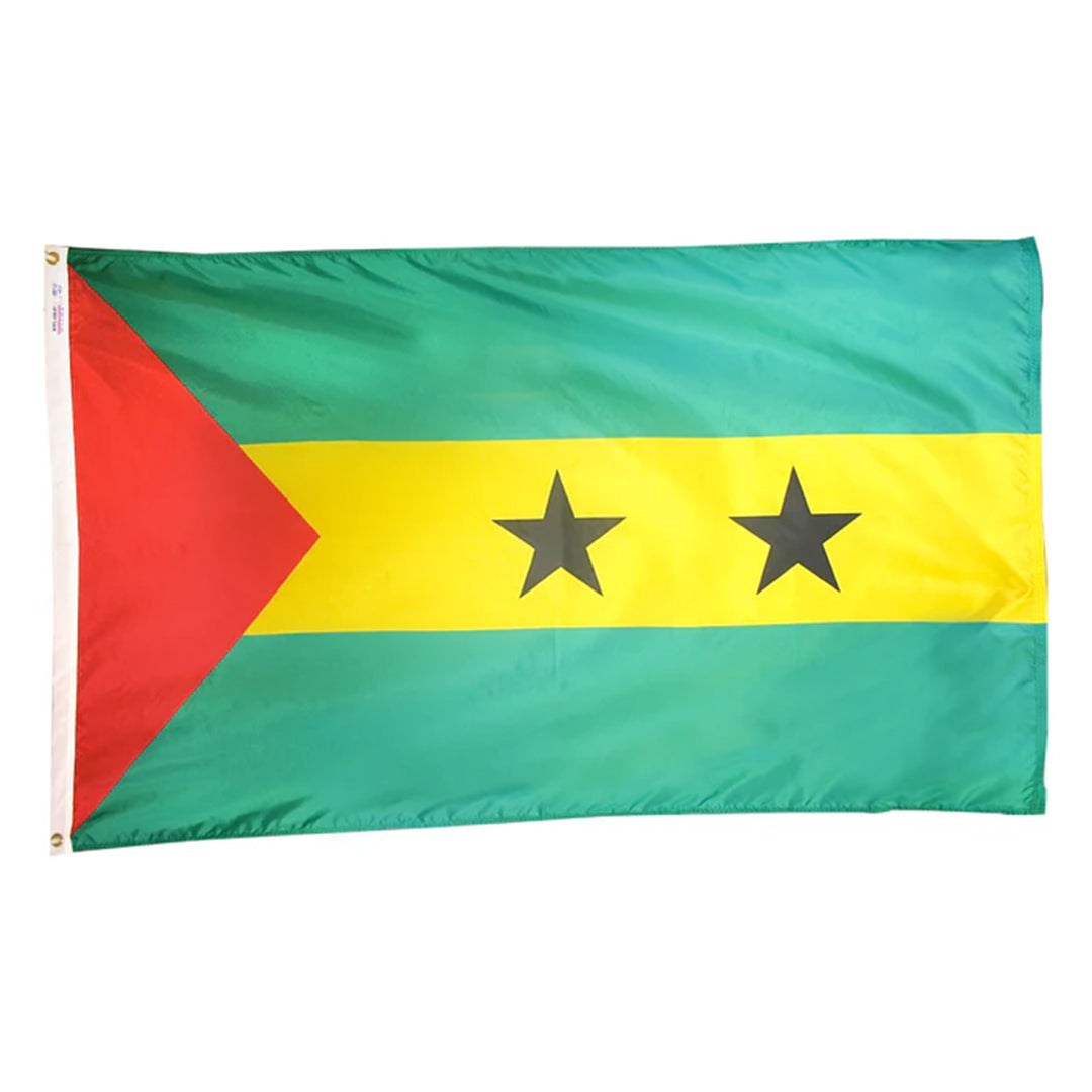 Depiction of Sao Tome & Principe flag - Gates Flag & Banner