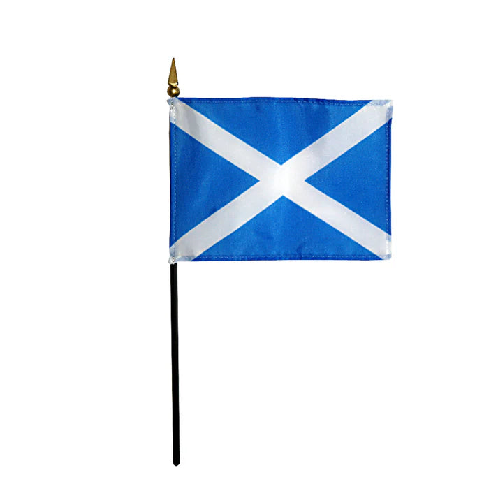 Depiction of Scotland Stick Flag - Gates Flag & Banner 