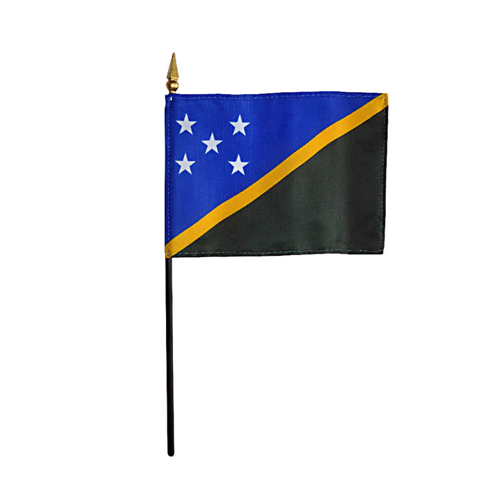 Depiction of Solomon Islands Stick Flag - Gates Flag & Banner