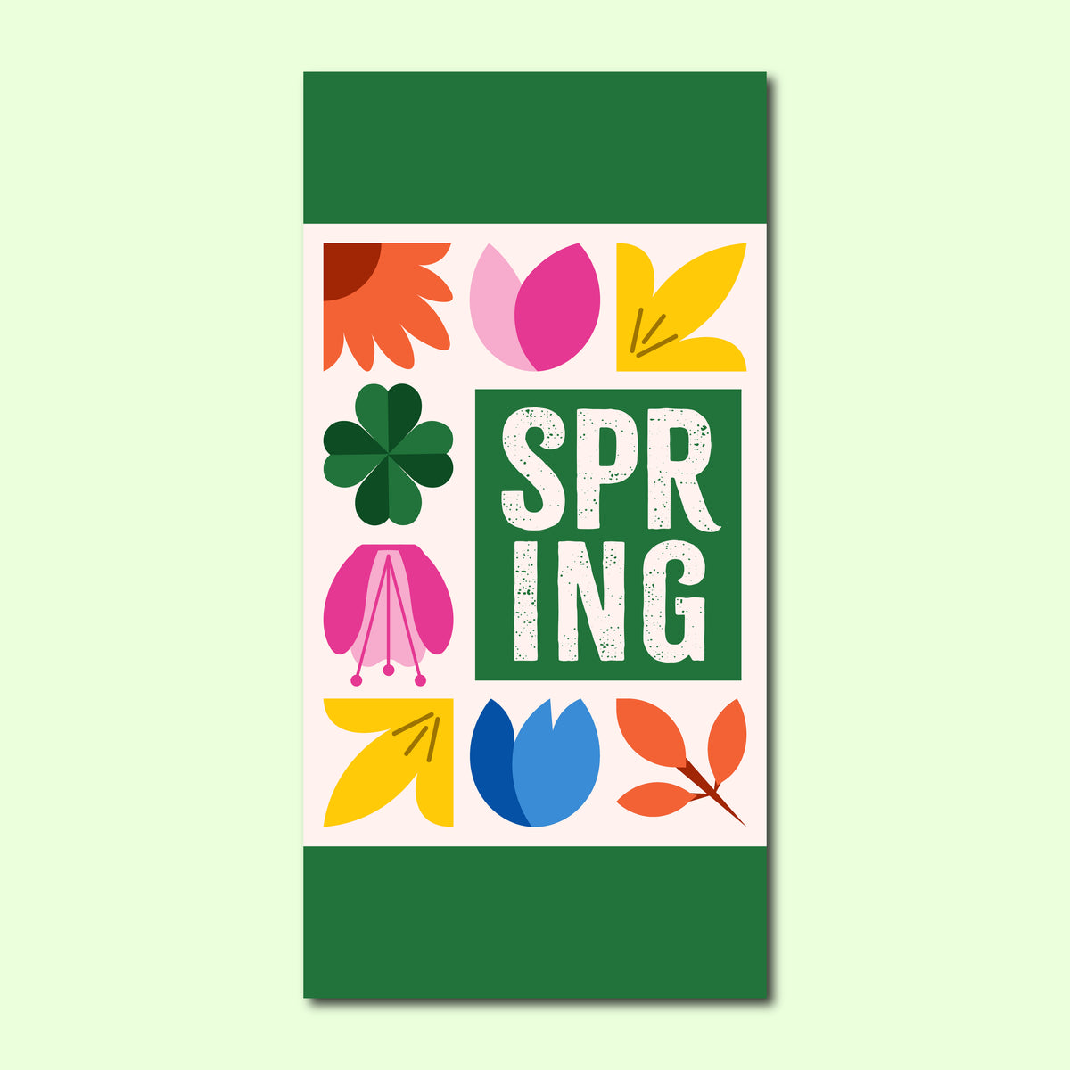 Spring Seasonal Banner - Icons