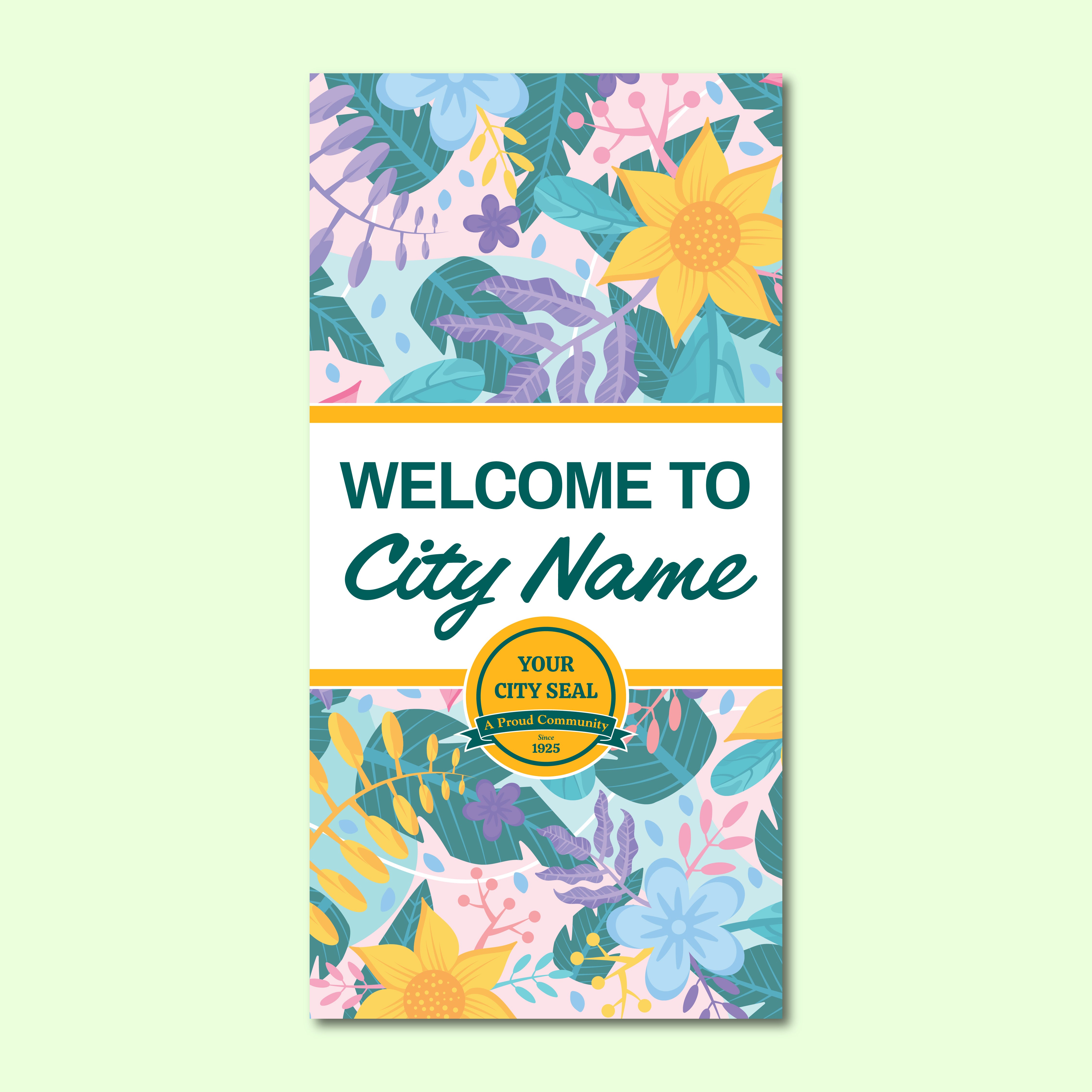 Spring Seasonal Banner - Botanical