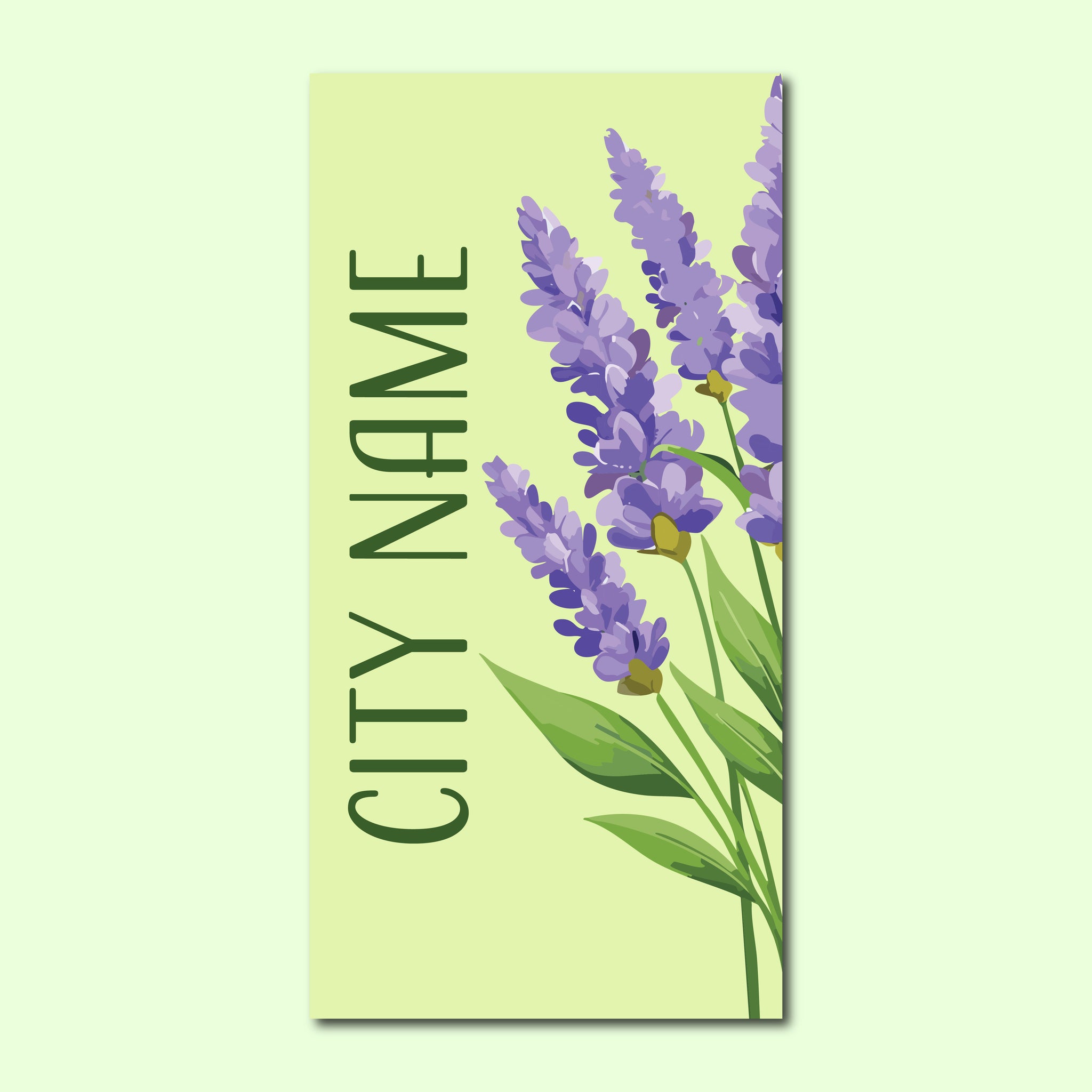 Spring Seasonal Banner - Lavender