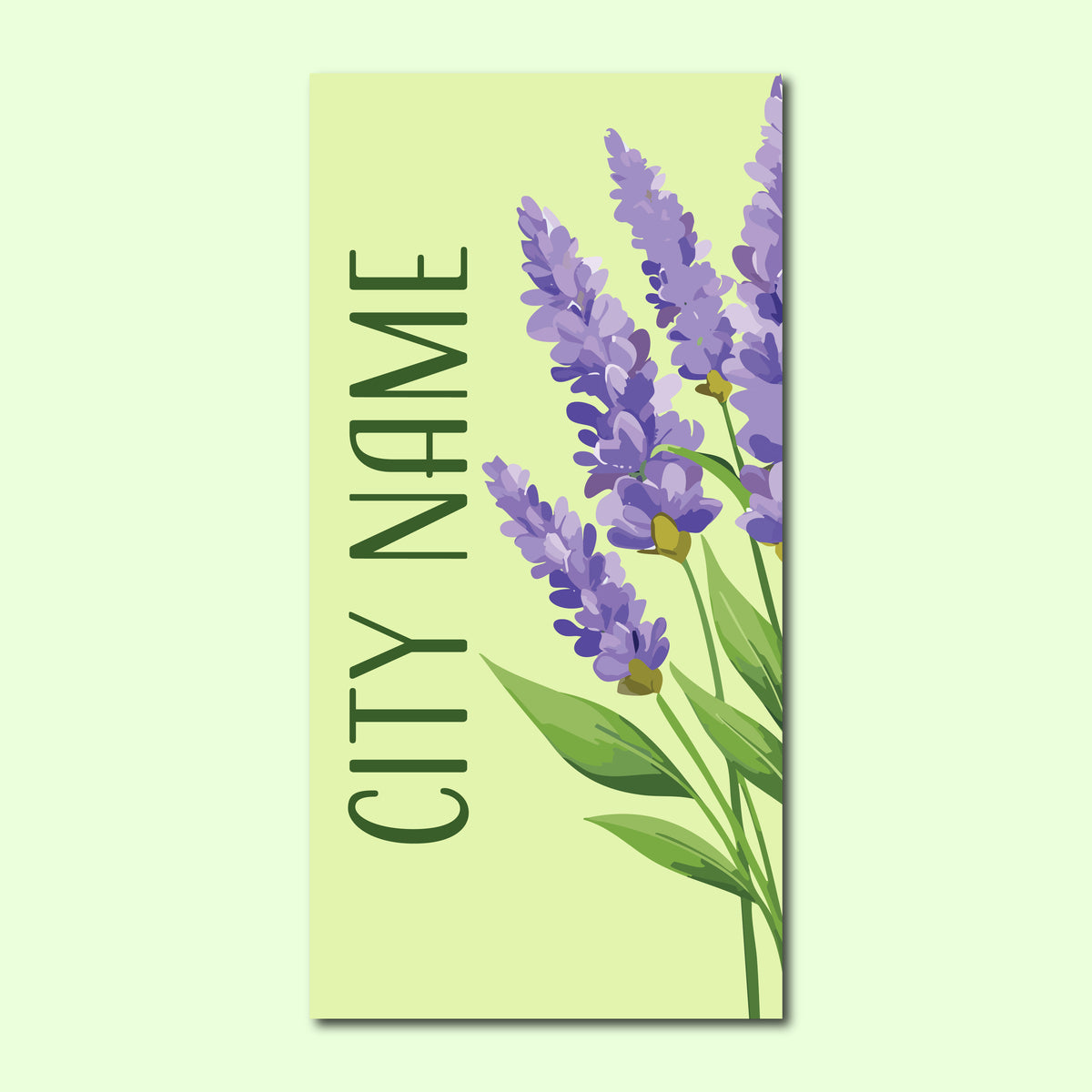 Spring Seasonal Banner - Lavender