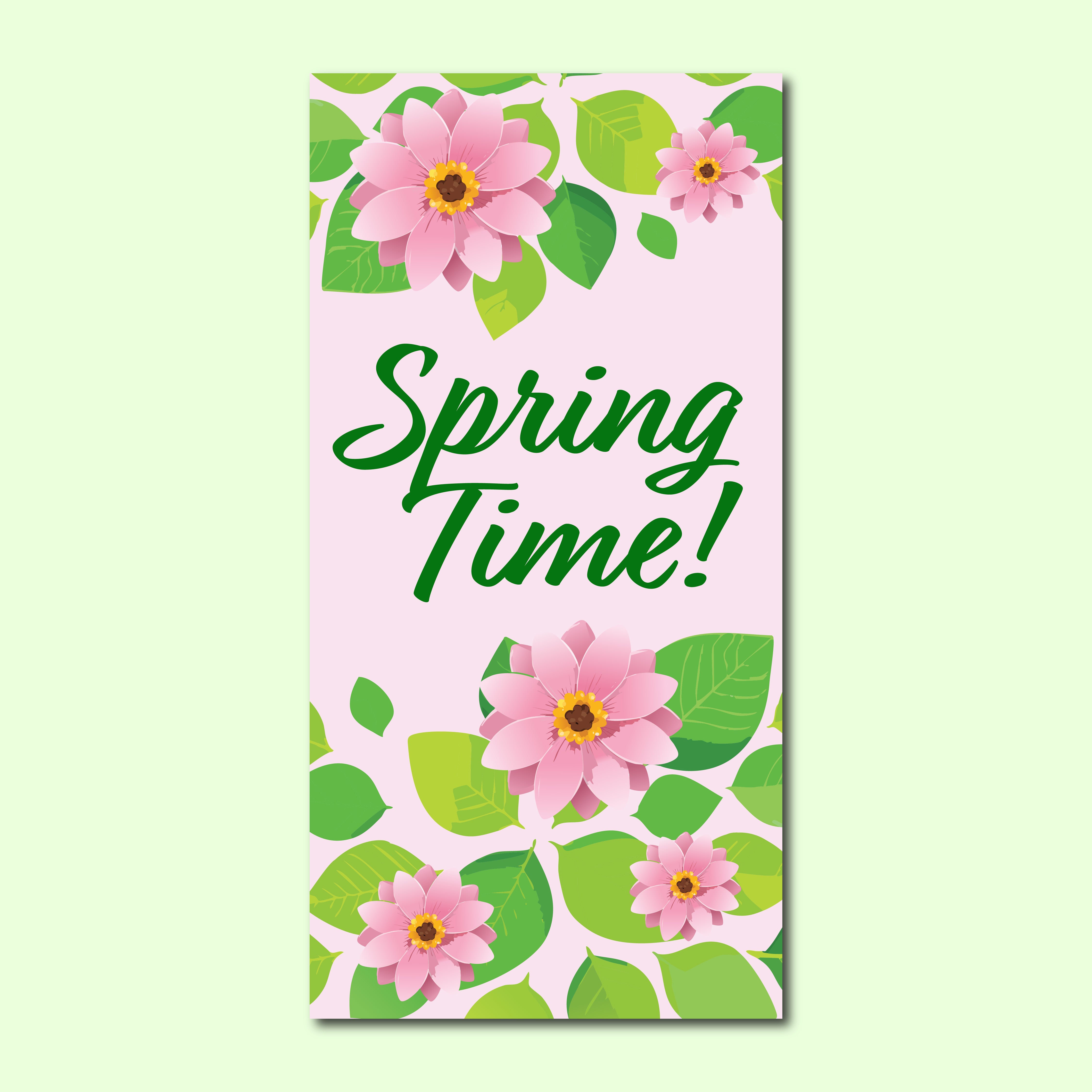 Spring Seasonal Banner - Floral Blossoms